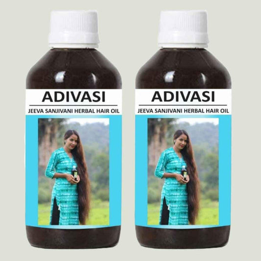 Adivasi Jeeva Sanjivani Herbal Hair Oil 125ml (Pack of 2)